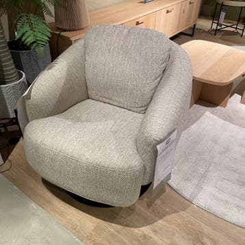 Alberta Fauteuil Bellini Creme - Henders en Hazel, Ophalen of Verzenden, Nieuw, Modern