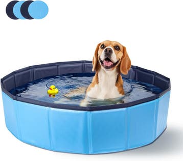 Hondenzwembad - 120x30 cm - Dierenzwembad - Zwembad hond - B, Dieren en Toebehoren, Verzenden, Zo goed als nieuw