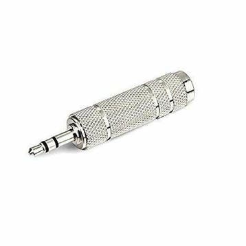 6.35MM Female Naar 3.5MM Male Stereo Audio Jack Adaptor S..., Verzenden, Nieuw