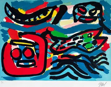 Karel Appel (1921-2006) - Après-midi dun Singe