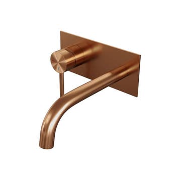Brauer Copper Edition Inbouw Wastafelmengkraan met Gebogen, Ophalen of Verzenden, Nieuw