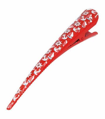 Haarspeld Duckklem 13cm – Basic – Maritiemprint – Metaal –, Nieuw