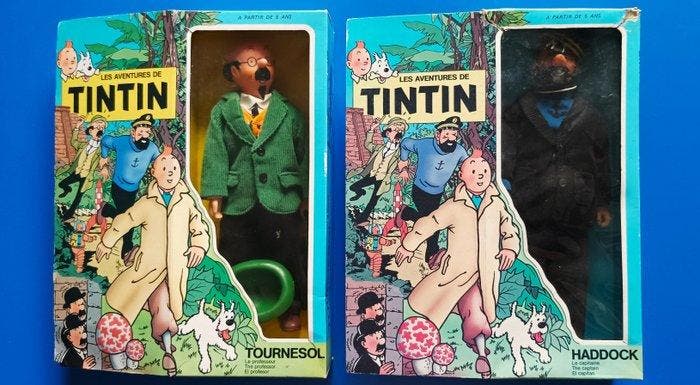 Tintin - Poupées Séri - Tournesol + Haddock, Boeken, Strips | Comics