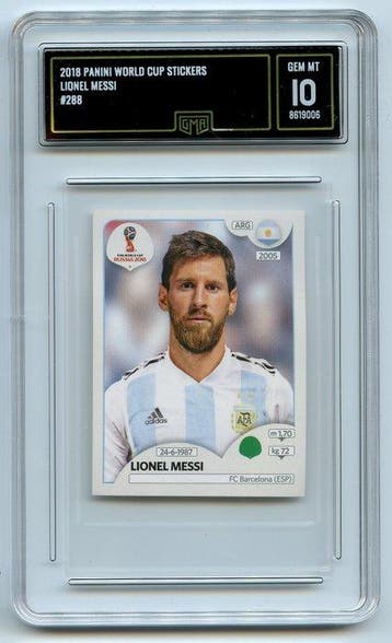Panini 2018 - World Cup - GMA 10 - Gem Mint - GOAT - Lionel, Nieuw