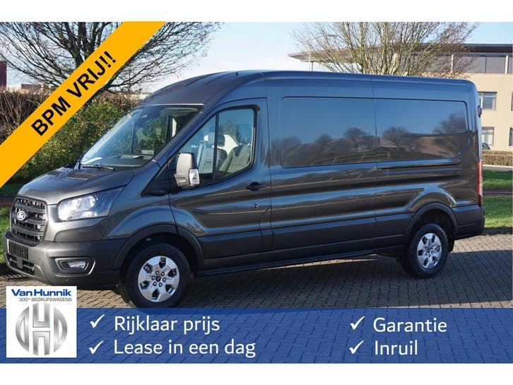 Ford Transit | Zakelijke Lease v.a. €666.53 pm, Auto's, Bestelauto's, Lease, Automaat, Diesel, Zilver of Grijs, Gebruikt, Ford