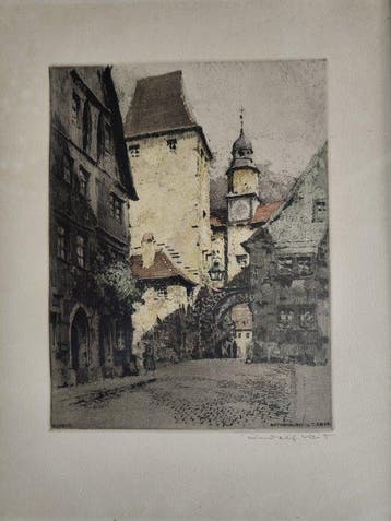 Rudolf Veit (1892-1979) - Rothenburg