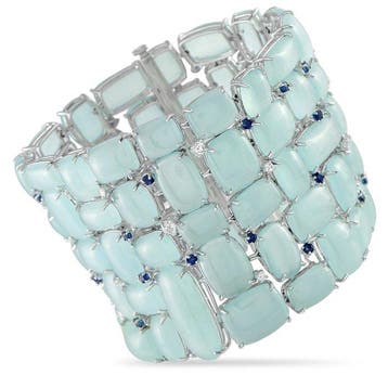 Armband - 18 karaat Sophia D 18K wit goud 0,85 ct diamant,, Nieuw