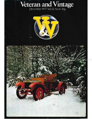 1974 VETERAN AND VINTAGE MAGAZINE 4 ENGELS, Nieuw, Author