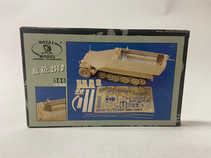Sd. Kfz. 251 D (Part 2), Hobby en Vrije tijd, Modelbouw | Auto's en Voertuigen, Verzenden