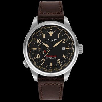 Ublast - Traveler Automatic World Time - REF.UBTR47BN -, Nieuw