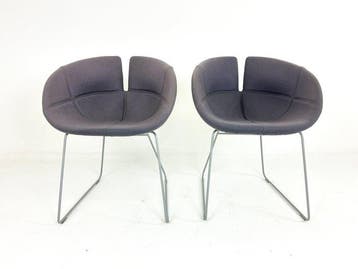 Moroso - Patricia Urquiola - Stoel - fjord - Staal, Textiel