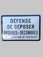 Verzamelbare emailleplaat - Emaille plaat - Emaille, Antiek en Kunst