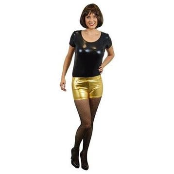 Hotpants metallic goud, Ophalen of Verzenden, Nieuw