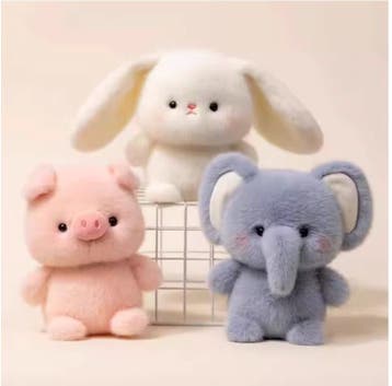 Pluche Olifant Knuffel Zacht Dierenknuffel 16 cm Speelgoed