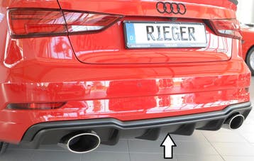 Diffuser | geschikt voor Audi | A3 Sedan (8V) / A3 Cabrio (8, Verzenden, Nieuw, Audi