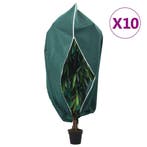 vidaXL Plantenhoezen met ritssluiting 10 st 70 g/m², Verzenden, Nieuw