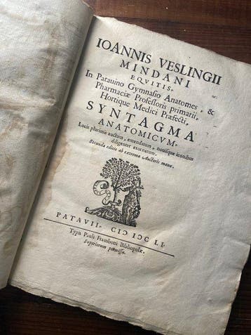 Ioannis Veslingius - Syntagma Anatomicum - 1651, Antiek en Kunst