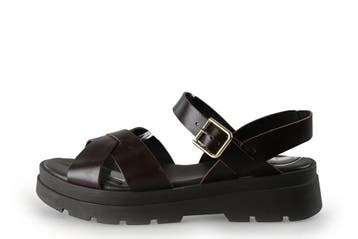 Manfield Sandalen in maat 40 Bruin, Bruin, Verzenden, Sandalen of Muiltjes, Zo goed als nieuw