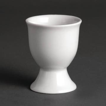 Eierdop Wit Porselein 5x8cm | 12 stuks, Verzenden