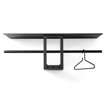 Spinder Design Luno Small 70 wandkapstok - zwart, Verzenden, Nieuw
