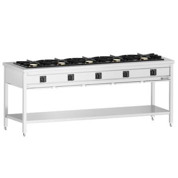 GGM Gastro | Gasfornuis - Giuseppe 600 - 2100x600mm - 42,5 |, Verzenden