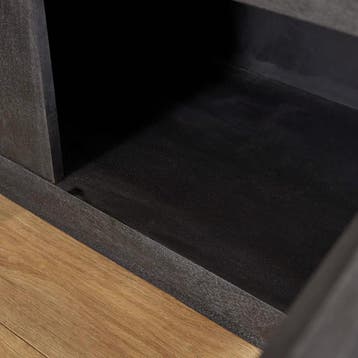 Tv meubel Brussel Black | 150 cm | Starfurn, Ophalen of Verzenden, Nieuw