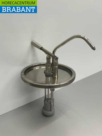 HCB RVS Emmerdispenser Sausdispenser Sauspomp met, Ophalen of Verzenden, Nieuw in verpakking