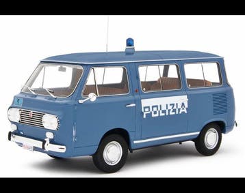 Laudoracing 1:18 - Model kleine stadsauto - Fiat 850, Nieuw