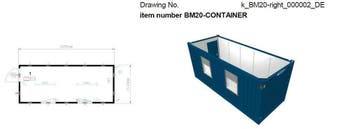 Nieuwe kantoorcontainer te koop!