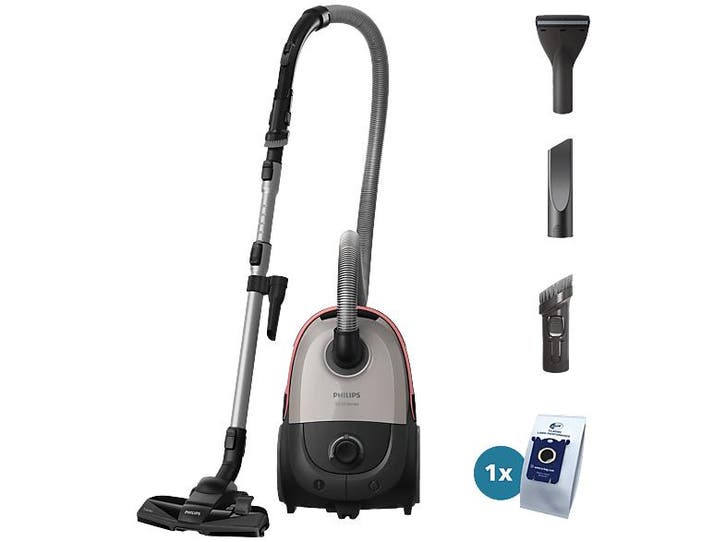 Philips -   Stofzuiger Met Zak Beige, Witgoed en Apparatuur, Stofzuigers, Minder dan 1200 watt, Stofzak, Nieuw, Stofzuiger, Verzenden