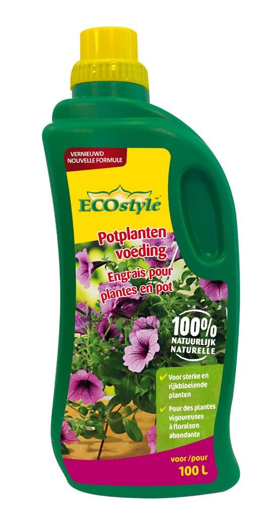 ECOstyle Potplanten voeding 1000 ml, Tuin en Terras, Aarde en Mest, Verzenden