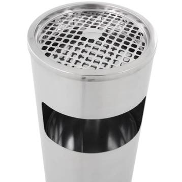 Afvalbak + Asbak | RVS | 12.5L | Open | Ø250x610(h)mm V-Part, Verzenden, Nieuw in verpakking