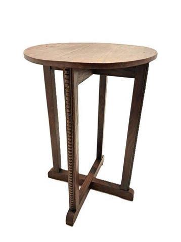 48 cm 2 kg - Bijzettafel - Eik - Amsterdamse School, Antiek en Kunst