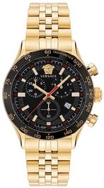 Versace VE2U00622 Hellenyium Chrono horloge 43 mm, Overige merken, Staal, Verzenden, Polshorloge
