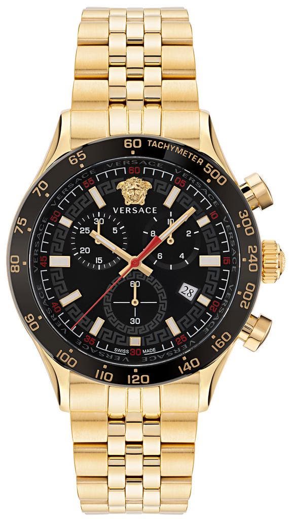 Versace VE2U00622 Hellenyium Chrono horloge 43 mm, Sieraden, Tassen en Uiterlijk, Horloges | Heren, Polshorloge, Nieuw, Overige merken