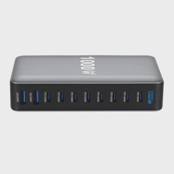 1000W Desktop Oplader met 8 Poorten: Snel Laden voor Laptops, Computers en Software, Verzenden, Nieuw