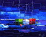 Caroline Mandrafina - Pfleger  Nuances de bleu