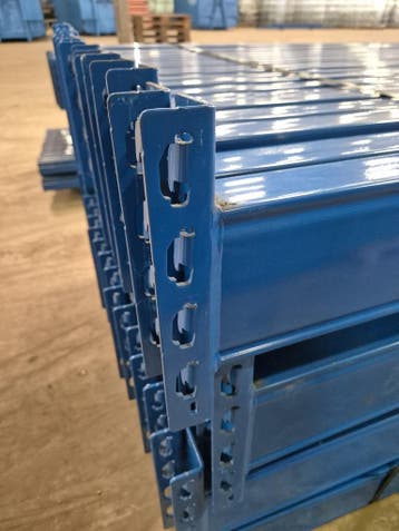 Stow ligger 2700x125x50 mm, blauw staal, gebruikt, Ophalen of Verzenden