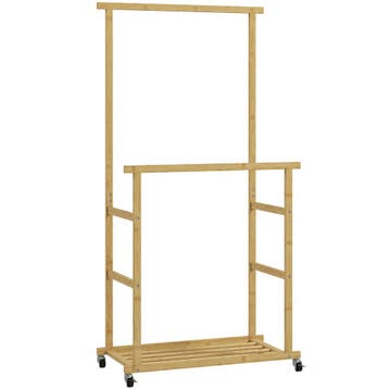 Kledingrek Op Wielen, Garderoberek Met Kledingstang, Schoene, Verzenden, Nieuw
