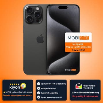 iPhone 15 Pro Max | 4 Gratis Accessoires – Accu tot 100%, Telecommunicatie, Mobiele telefoons | Apple iPhone, Verzenden, IPhone 15 Pro Max