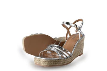 Mexx Sandalen in maat 40 Zilver, Mexx, Overige kleuren, Verzenden, Sandalen of Muiltjes