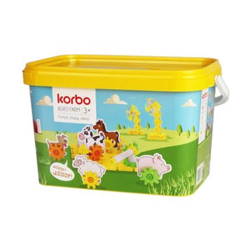 Korbo Agro Farm (kinder bouwsets, Constructie speelgoed), Verzenden, Nieuw
