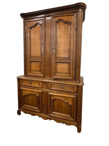 Dressoir - Eik - Stijl Louis XV buffet