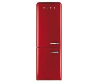 Smeg FAB32LRN1 - Koelkast - 304 l - Rood, Verzenden, Zo goed als nieuw