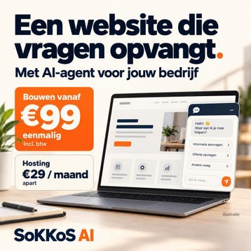 Website met AI-agent — bouwen vanaf €99, Website Bouw