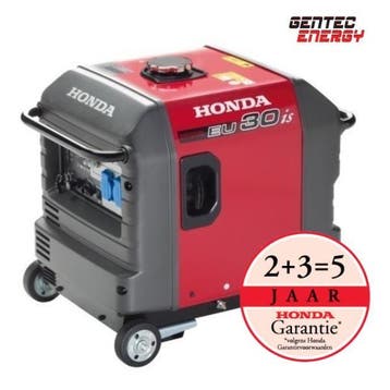 Honda EU30is Generator 3000W 230V, Nieuw, Ophalen of Verzenden, Minder dan 5 kVA, Elektrisch startend