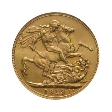 Gouden Sovereign munt, Verzenden