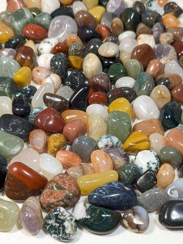 1,5 kg - Gemengde gepolijste Indiase edelstenen collectie –