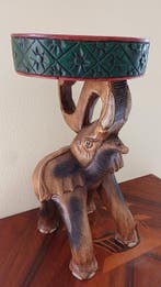 Sgabello elefante - sculptuur - Thailand (Zonder, Antiek en Kunst