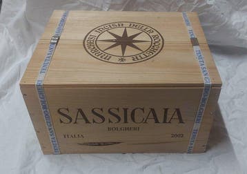2002 Tenuta San Guido, Sassicaia - Bolgheri DOC - 6 Flessen, Nieuw
